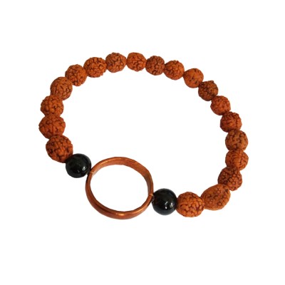 Rudraksha Bracelet Copper Ring 